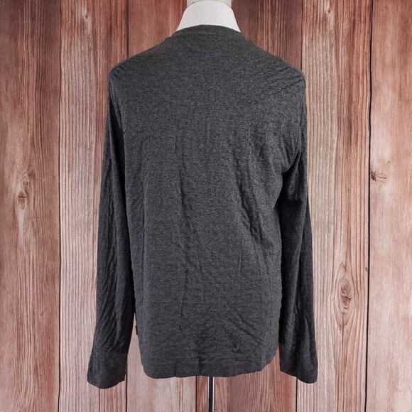 NWT Armani Collezioni Mens Size XXL Gray Crew Neck Pullover Shirt Viscose Blend - Picture 4 of 16
